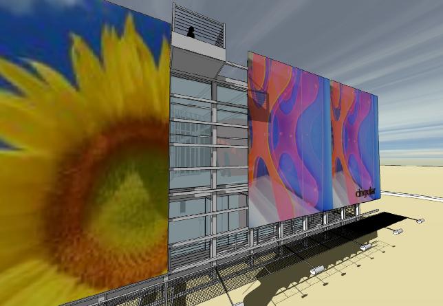 Gentreatingbillboardlikeantransparentartgallary